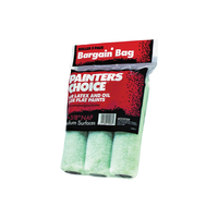 WOOSTER R728-9 Paint Roller Cover, 3/8 in Thick Nap, 9 in L, Knit Fabric Cover, Mint Green