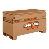 KNAACK JOBMASTER 4824 Chest Box, 16 cu-ft, 48 in OAW, 28-1/4 in OAH, 24 in OAD, Steel, Tan