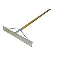 KRAFT TOOL Gold Standard Series CC945 Concrete Placer with Hook, 19-1/2 in L Aluminum Blade