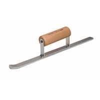 KRAFT TOOL BL216 Convex Sled Runner, 14 in L Blade, 5/8 in W Blade, Steel Blade, Wood Handle