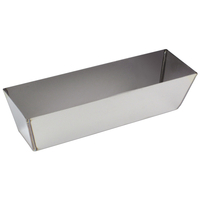 KRAFT TOOL DW712 Mud Pan, Stainless Steel