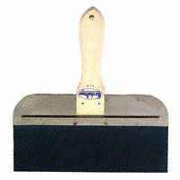 KRAFT TOOL DW912SS Knife, 3 in W x 12 in L Stainless Steel Blade, Taping Blade, Wood Handle