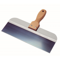 KRAFT TOOL DW914 Knife, 3 in W Blade, 14 in L Blade, Steel Blade, Taping Blade, Wood Handle