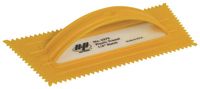 TROWEL 1/4 V NOTCH YELLOW PLASTI