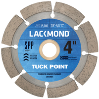 LACKMOND SPP TK4.5SPP Saw Blade, 4-1/2 in Dia, 7/8 in, 5/8 in Arbor, Diamond Cutting Edge