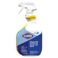 Clorox Clean-Up 35417 Disinfectant Cleaner with Bleach, 32 oz, Liquid, Bleach, Citrus, Herbaceous, P