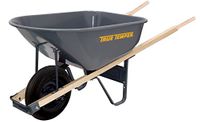 True Temper R625 6 Cubic Foot Steel Wheelbarrow