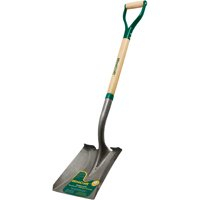 Landscapers Select 34594 Square Point Transfer Shovel with Wood D-Shaped Handle