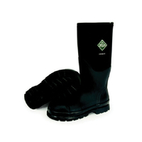 Muck CHORE HI Series CHH-000A-BL-110 Boots, 11, Black, Rubber Upper