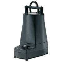 Little Giant 5-MSPR Submersible Pump, 1-Phase, 5 A, 115 V, 1/6 hp, 1 in Outlet, 1200 gph, Aluminum