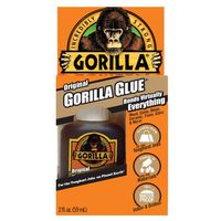 Gorilla 5000201 Glue, Brown, 2 oz Bottle