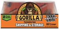 Gorilla 6030402 Packaging Tape, 60 yd L, 2.83 in W, Crystal Clear