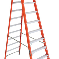 Louisville FXP1700 Series FXP1710 Pinnacle Pro Platform Step Ladder, 91 in Stand H, 300 lb, Type IA