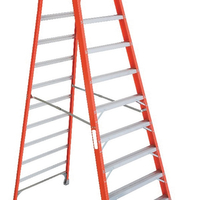 Louisville FXP1700 Series FXP1712 Pinnacle Pro Platform Step Ladder, 114 in Stand H, 300 lb, Type IA