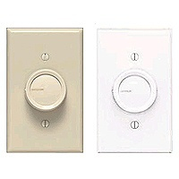 Lutron Electronics D-603Ph-Dk 600W 3-Way Push Rotary Dimmer, 600-watt, White/Ivory