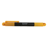 LUTZ TOOL 24008 4-in-1 Mini-Pocket Screwdriver, 1/16, 3/32 in Drive, Phillips, Slotted Drive