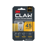 3M CLAW PICTURE HANGER 3PK 45LB
