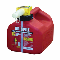 GAS CAN 1.5GL RED PL NO-SPILL