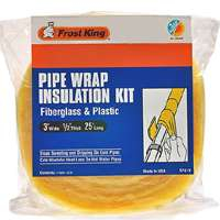 Thermwell Products SP41X Fiberglass Pipe Insulation Kit, 3-Inch x 25-Foot