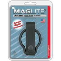 Maglite ASXD036 Plain Leather Belt Holder for D-Cell Flashlight, Black