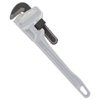 Vulcan JL40140 Pipe Wrench, 38 mm Jaw, 14 in L, Serrated Jaw, Aluminum