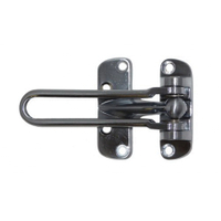Don-Jo 1603-605 Door Flip Guard, 2-1/2 in W, Aluminum, Polished Brass