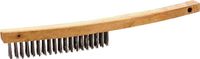 WIRE BRUSH 3x19 STEEL CURVED HDL