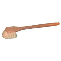 Rubbermaid X225-06 Scrub Brush, 1-7/8 in L Trim, 5 in W Brush, 21 in OAL, Yellow Handle