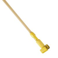 MAGNOLIA BRUSH 88-M Wet Mop Handle, 15/16 in Dia, 60 in L, Metal/Plastic, Yellow