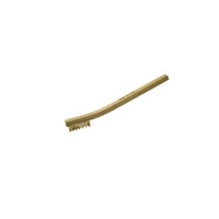 MAGNOLIA BRUSH 273 Handy Cleaning Brush, Brass Bristle, 1/2 in L Trim, 7 in L, Wood Handle