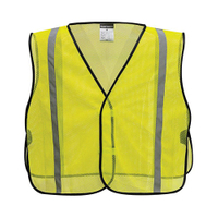 VEST LIME 1"SLVR NON-ANS FIT-ALL