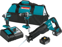 Makita XT328M Combination Tool Kit, Battery Included, 4 Ah, 18 V, Lithium-Ion