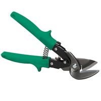 Malco Max2000 M2007 Aviation Snip, 10 in OAL, Offset, Right Cut, Hardened Alloy Blade