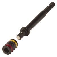Malco MSHMLC Reversible Magnetic Driver, 1/4, 5/16 in Drive, Hex Drive, 1/4 in Shank, Hex Shank