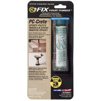 PROTECTIVE COATING PC-CRETE 025581 Epoxy Putty, Off-White, Solid, 2 oz Cylinder
