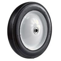MARTIN Wheel 110 Wheel, 10 x 1-3/4 in Tire, Rib Tread, Steel Rim