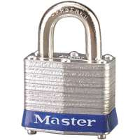 Master Lock 3YLW No. 3 Safety Lockout Padlock, Steel Body, Yellow Bumper