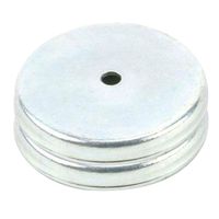 Magnet Source 07515 Round Base Magnet, 1.21 in Dia, Steel