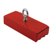 Magnet Source 370150 Holding and Retrieving Magnet, 5 in L, 2 in W, 1.062 in H, Steel