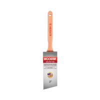 WOOSTER 4174-2 Paint Brush, 2 in W, 2-11/16 in L Bristle, Nylon/Polyester Bristle, Sash Handle