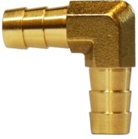 BRASS HOSE BARB ELBOW 1/4"