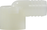 NYLON HOSE BARB ELBOW 3/8x1/4FPT