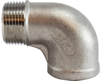 SS STREET ELBOW 3/8"