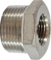 SS HEX BUSHING 3/4" X 1/2"