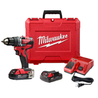 Milwaukee 2801-22CT M18 Compact Brushless 1/2 inch Drill Driver Kit