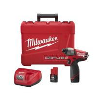 Milwaukee 2553-22 M12 Fuel 1/4 Inch Impact Driver Kit