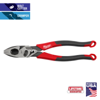 Milwaukee MT550C 9" Lineman's Comfort Grip Pliers with Crimper and Bolt Cutter (USA)