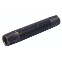 BLACK NIPPLE 1/2x8