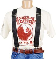 Occidental Leather 9020B Oxy Nylon Suspenders, Black
