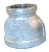 GALV COUPLING RED 2x1